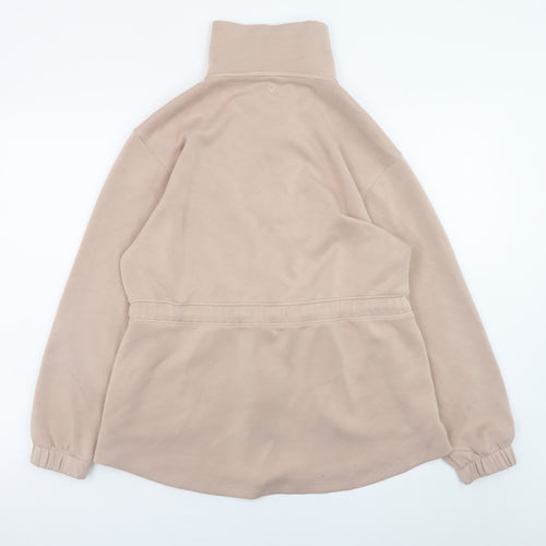 RBX Women Beige Full Zip Lightweight Jacket M Regular