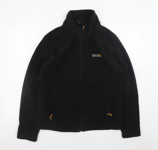 Regatta Men's Black Fleece Full Zip Outdoor Jacket Size M