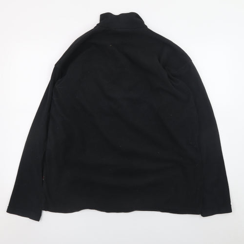 Berghaus Men's Black Fleece 1/2 Zip Pullover Sweatshirt L