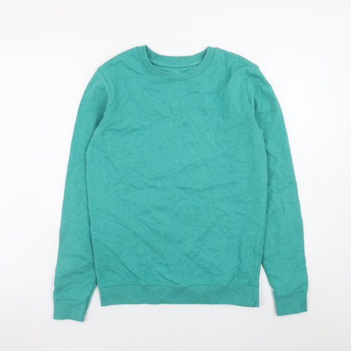 Remill Women’s Green Organic Cotton Pullover Sweatshirt Size 8