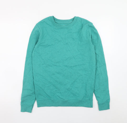 Remill Women’s Green Organic Cotton Pullover Sweatshirt Size 8