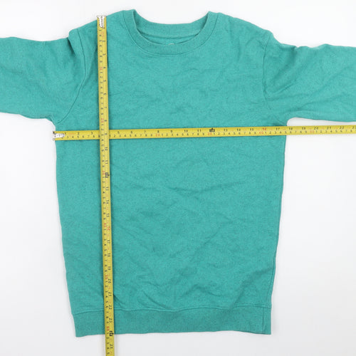 Remill Women’s Green Organic Cotton Pullover Sweatshirt Size 8