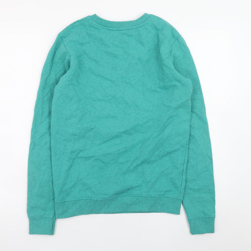 Remill Women’s Green Organic Cotton Pullover Sweatshirt Size 8