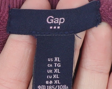 Gap Mens Red XL Pullover Sweatshirt Crew Neck Cotton