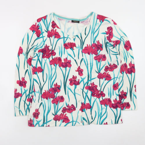 Precis Petite Women's Multicoloured Floral Cardigan Medium