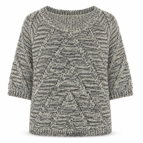 Mango Women’s Grey Chunky Knit Pullover Jumper Size 10