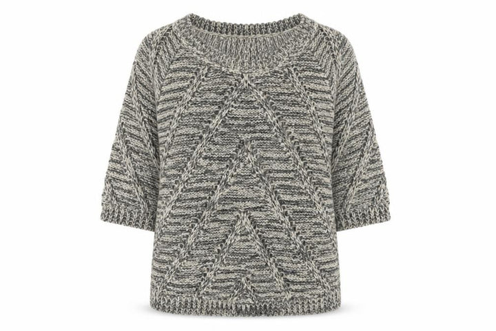 Mango Women’s Grey Chunky Knit Pullover Jumper Size 10