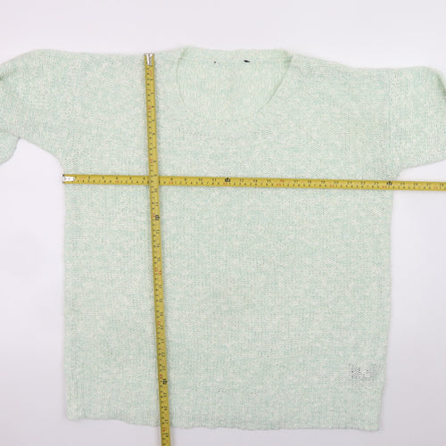 M&Co Women’s Green Long Sleeve Knit Pullover Jumper Size 22