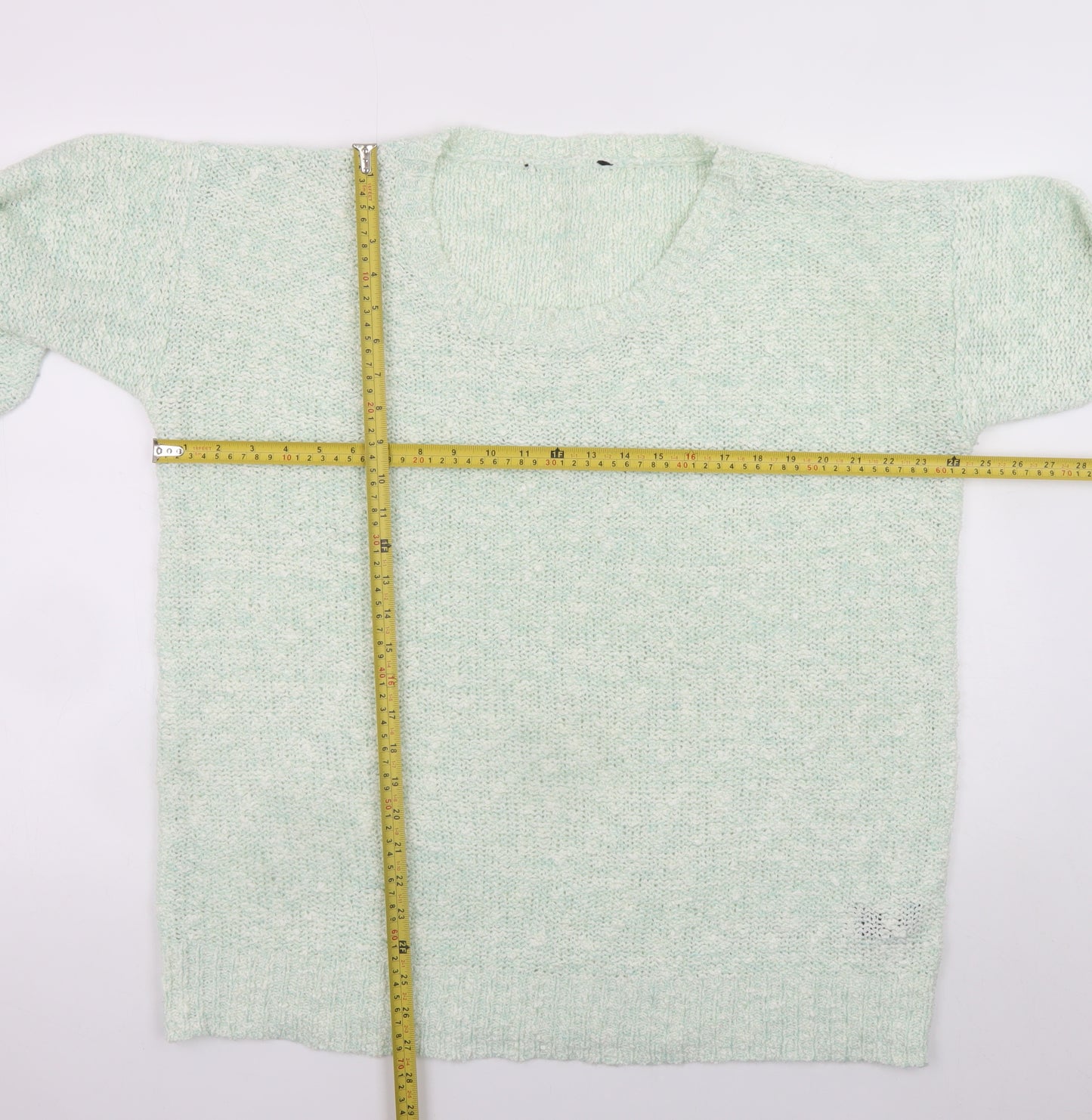 M&Co Women’s Green Long Sleeve Knit Pullover Jumper Size 22