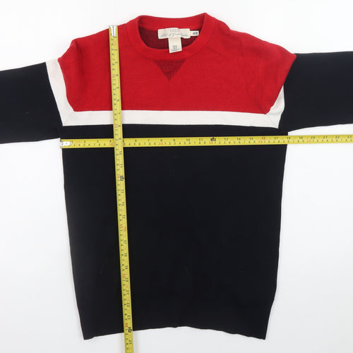 H&M L.O.G.G. Men’s Multicoloured Cotton Crew Neck Jumper XS