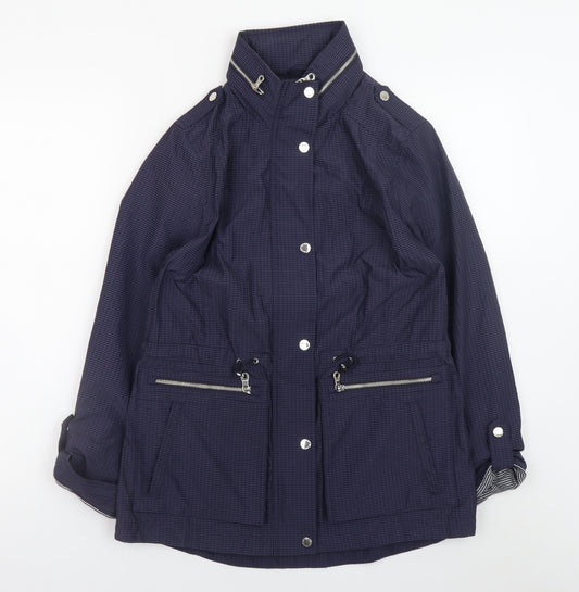 Marks and Spencer Women's Blue Anorak Jacket Size 10 Waterproof