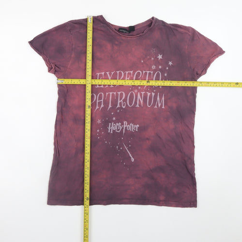 Harry Potter Women's Purple Expecto Patronum T-Shirt Size 12
