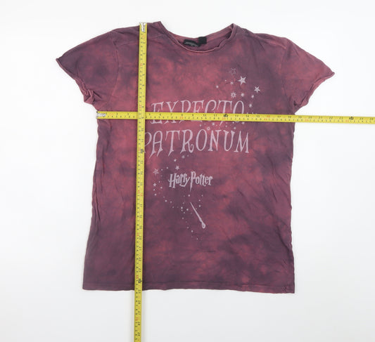 Harry Potter Women's Purple Expecto Patronum T-Shirt Size 12
