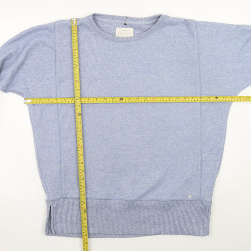 Next Women Blue Crew Neck Pullover Jumper Size 12