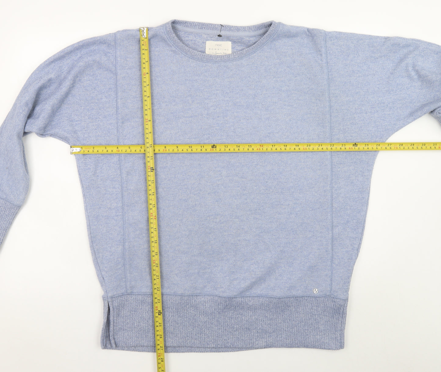 Next Women Blue Crew Neck Pullover Jumper Size 12