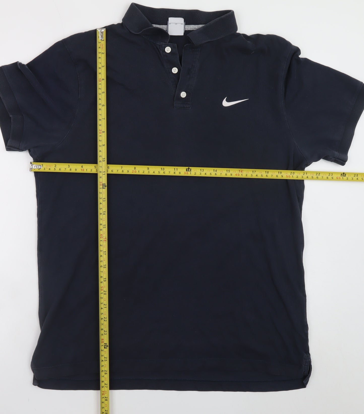 Nike Men's Black XL Cotton Short Sleeve Polo Shirt