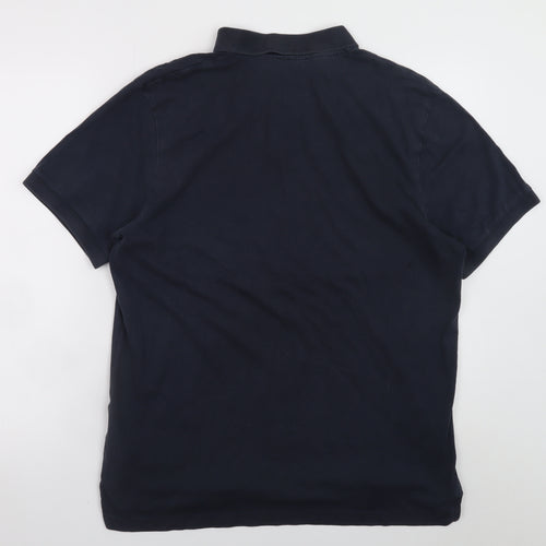 Nike Men's Black XL Cotton Short Sleeve Polo Shirt
