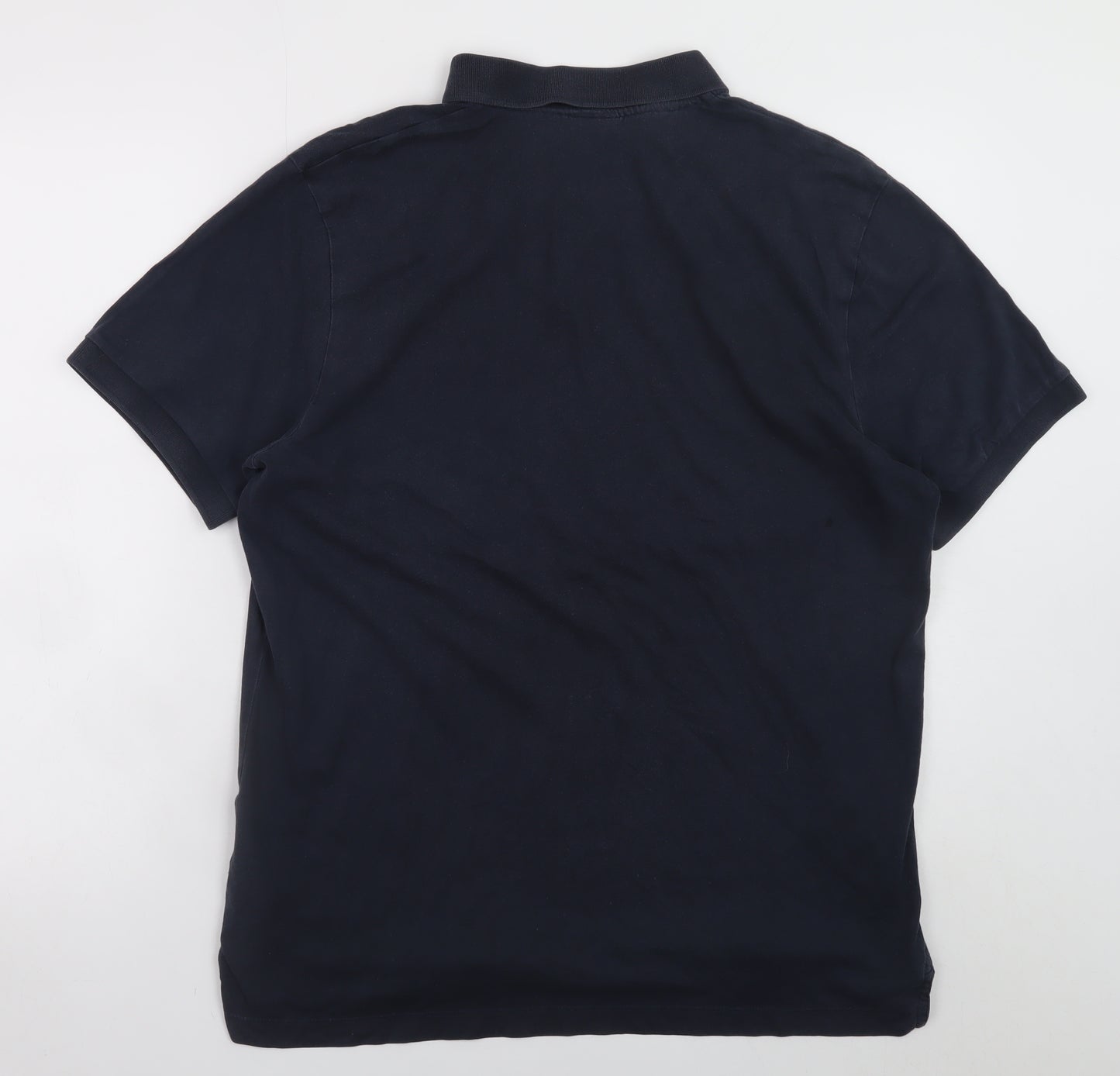 Nike Men's Black XL Cotton Short Sleeve Polo Shirt