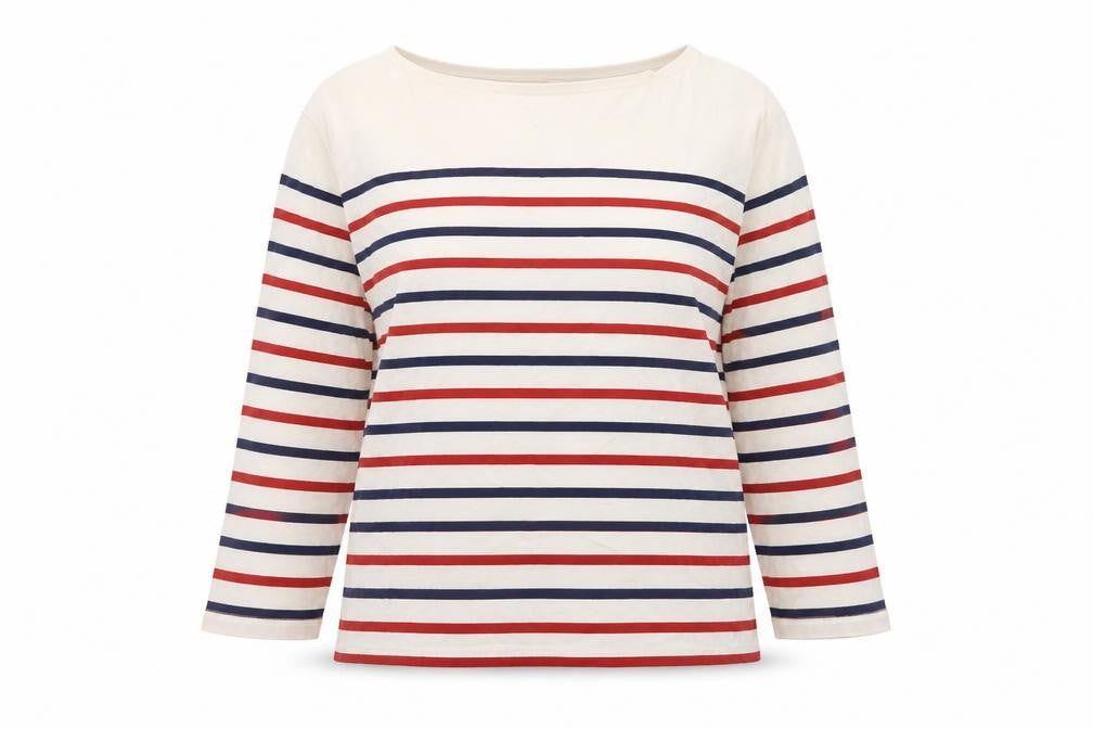 Seasalt Women’s Multicoloured Striped Sailor Top Size 8 Cotton