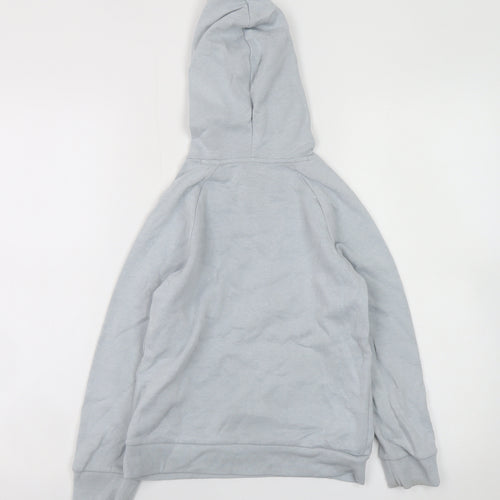 Under Armour Boys Grey Pullover Hoodie YSM 7-8 Years Fleece Sportswear