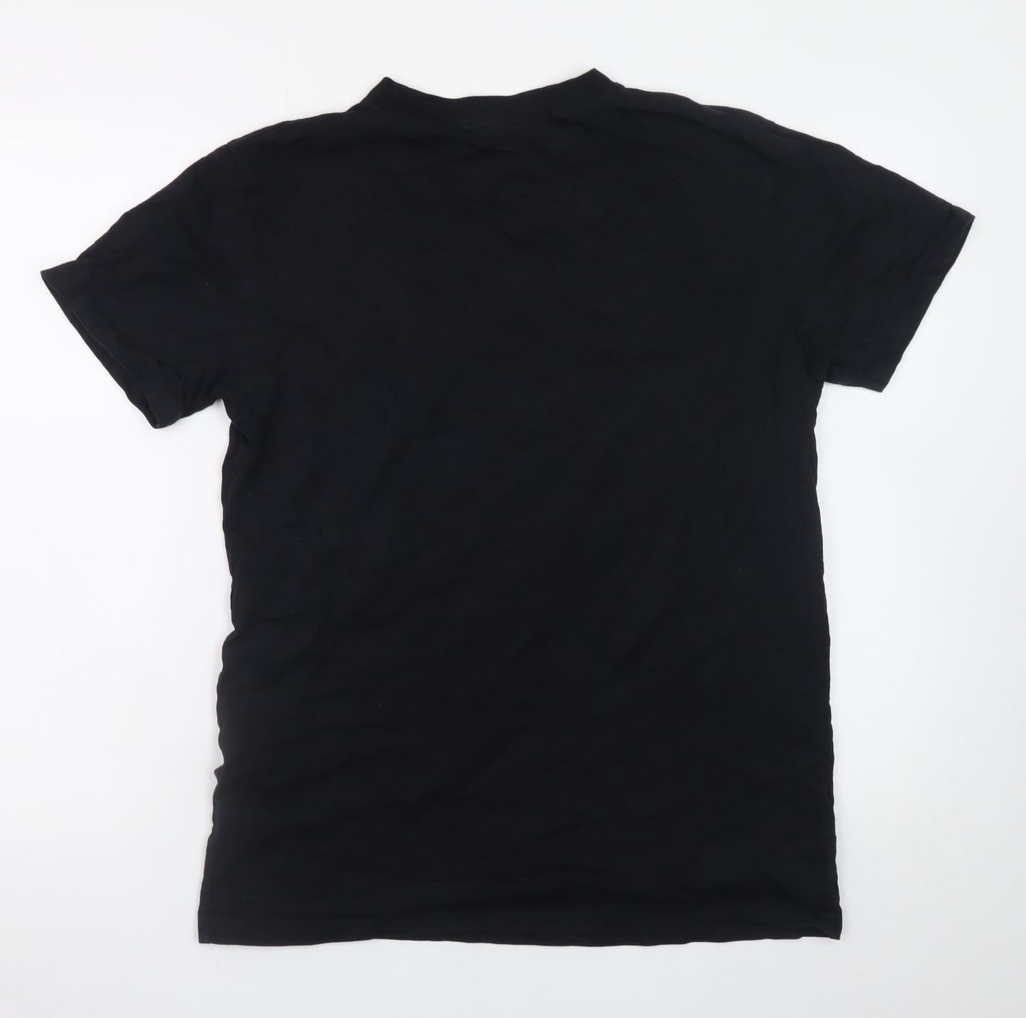 Trapstar Men's Black Graphic Logo Crew Neck T-Shirt M