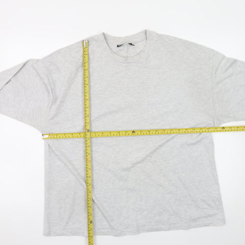 ASOS Weekend Collective Grey Long Sleeve Men's T-Shirt M