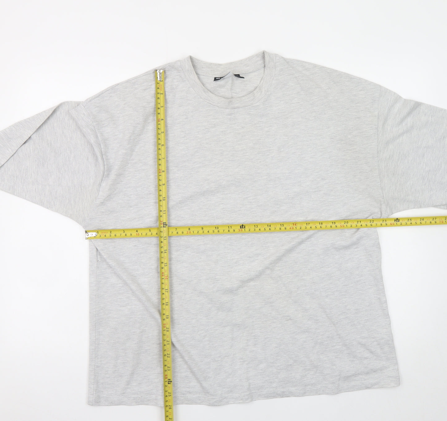 ASOS Weekend Collective Grey Long Sleeve Men's T-Shirt M