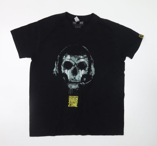 SOL'S Call of Duty Warzone Black Graphic Men's 2XL T-Shirt