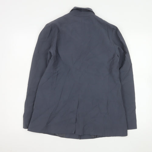 Oasis Women Blue Single-Breasted Blazer Jacket UK 10