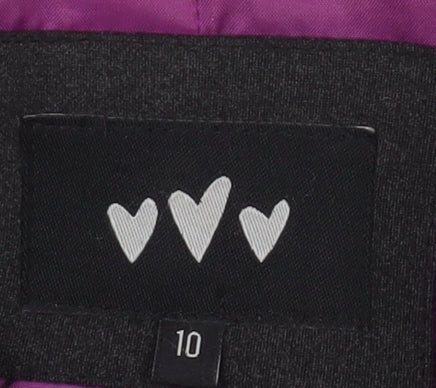 Marks and Spencer Women Black Size 10 Tailored Blazer Jacket