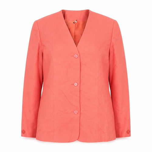 Holmewood Women’s Pink Long Sleeve Lined Blazer Size 14