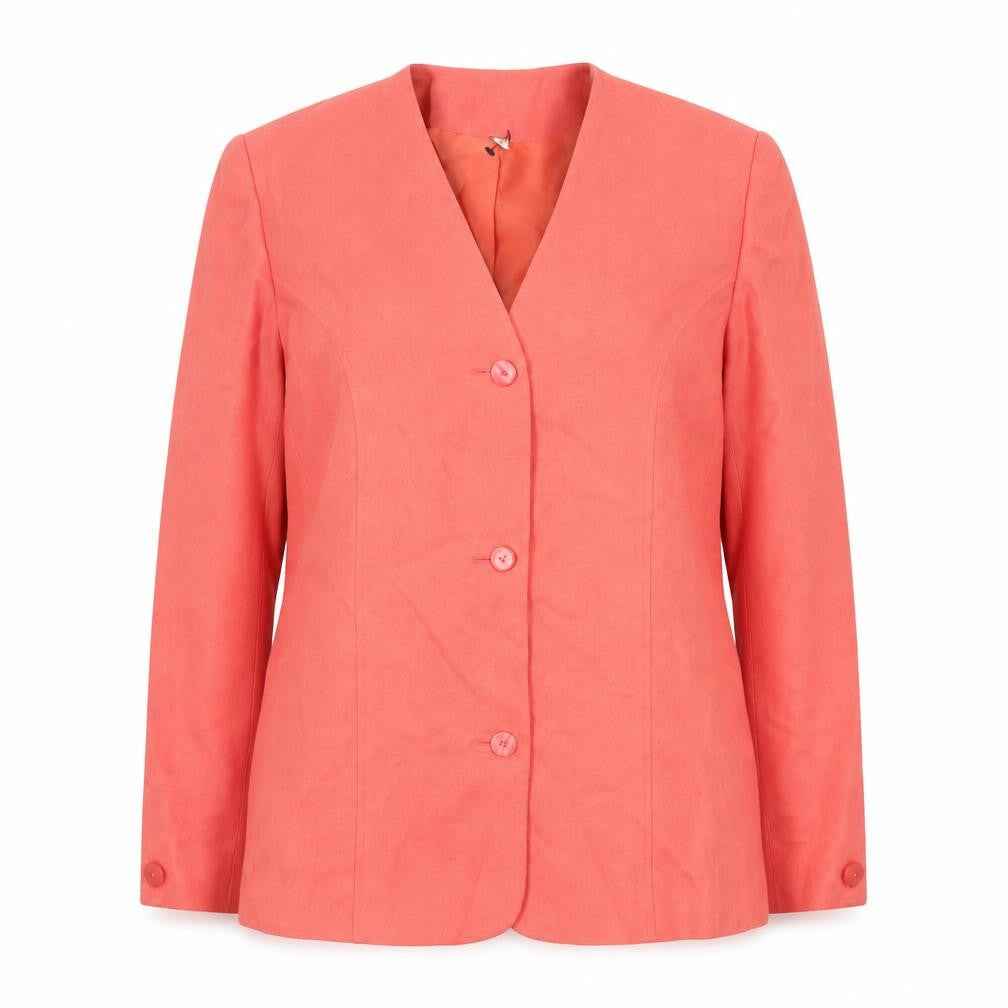 Holmewood Women’s Pink Long Sleeve Lined Blazer Size 14