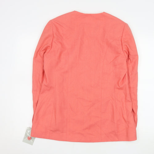 Holmewood Women’s Pink Long Sleeve Lined Blazer Size 14