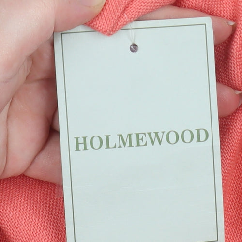 Holmewood Women’s Pink Long Sleeve Lined Blazer Size 14