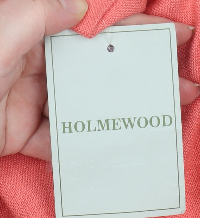 Holmewood Women’s Pink Long Sleeve Lined Blazer Size 14