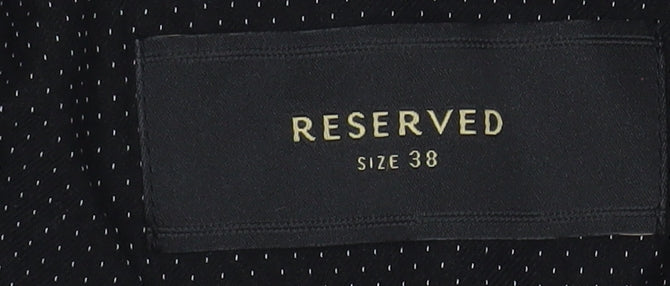 Reserved Women's Black Size 10 Slim Fit One-Button Tailored Blazer