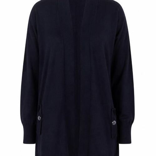 Wallis Women’s Black Open Front Long Sleeve Knit Cardigan Size S