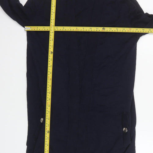 Wallis Women’s Black Open Front Long Sleeve Knit Cardigan Size S