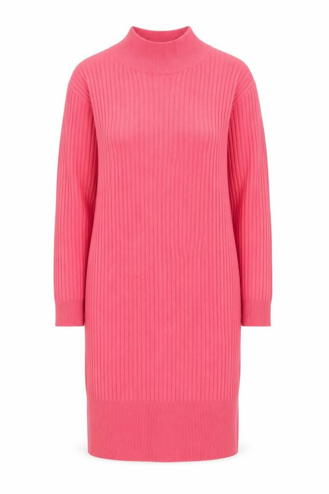 Marks and Spencer Women Pink XS Ribbed Knit Jumper Dress