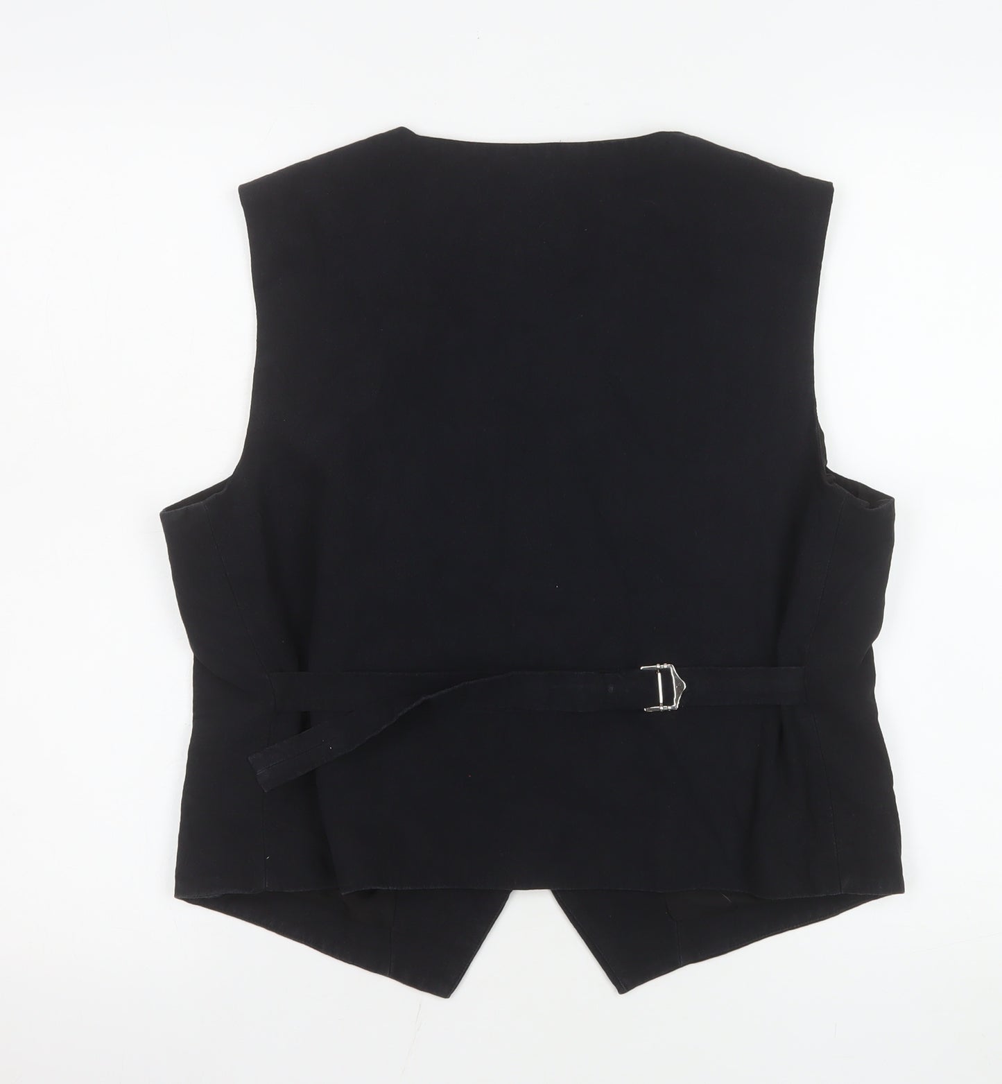 Katch Me Women Black XL Sleeveless Tailored Suit Waistcoat