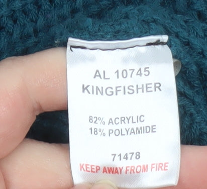 Cotton Traders Women’s Blue Knit Open Cardigan Size S