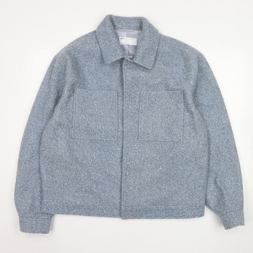 ASOS DESIGN Men’s Grey Lined Polyester Jacket Size M 40in