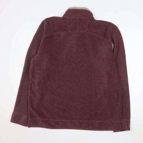 Cotton Traders Women’s Merlot Fleece 1/2 Zip Pullover Sweatshirt Size L