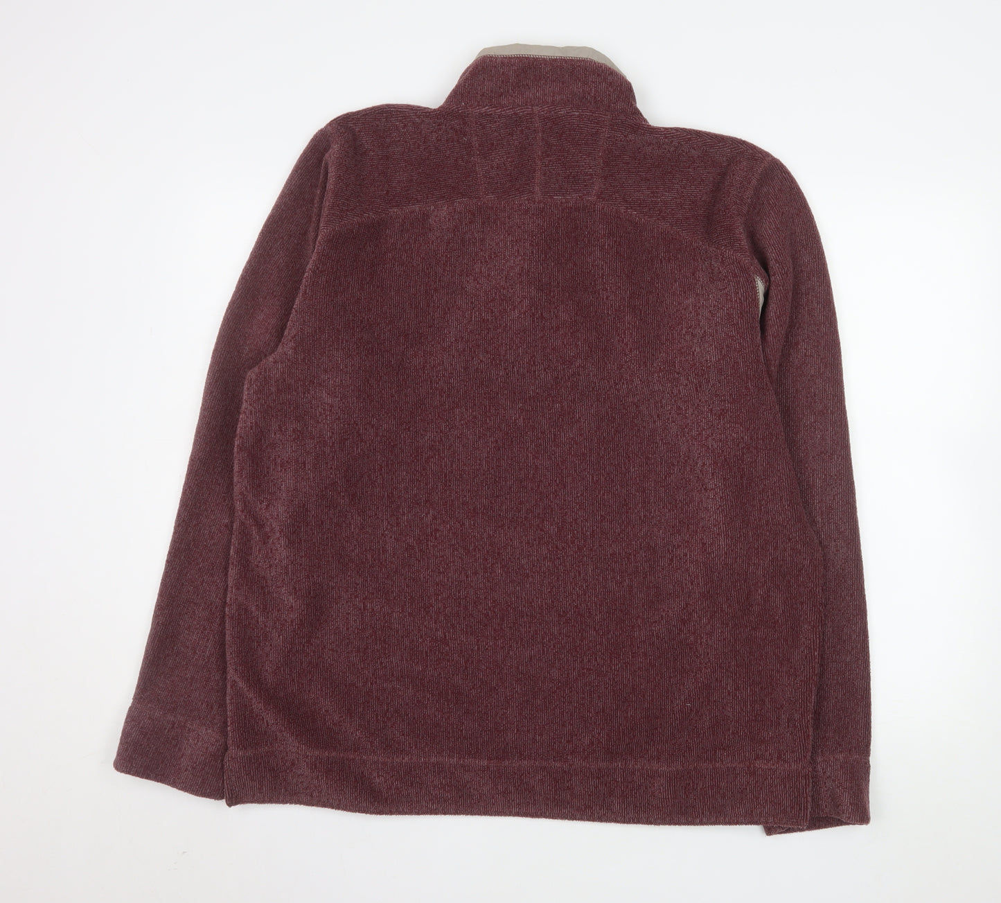 Cotton Traders Women’s Merlot Fleece 1/2 Zip Pullover Sweatshirt Size L