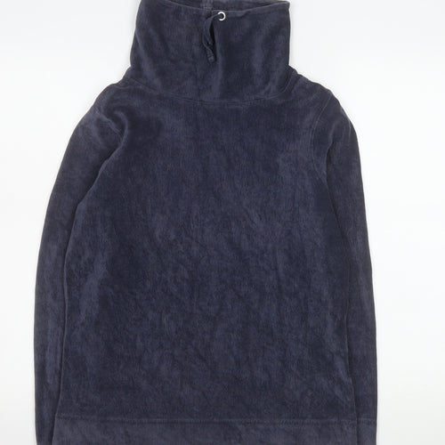 Regatta Women Navy Blue Fleece Pullover Hoodie UK 14