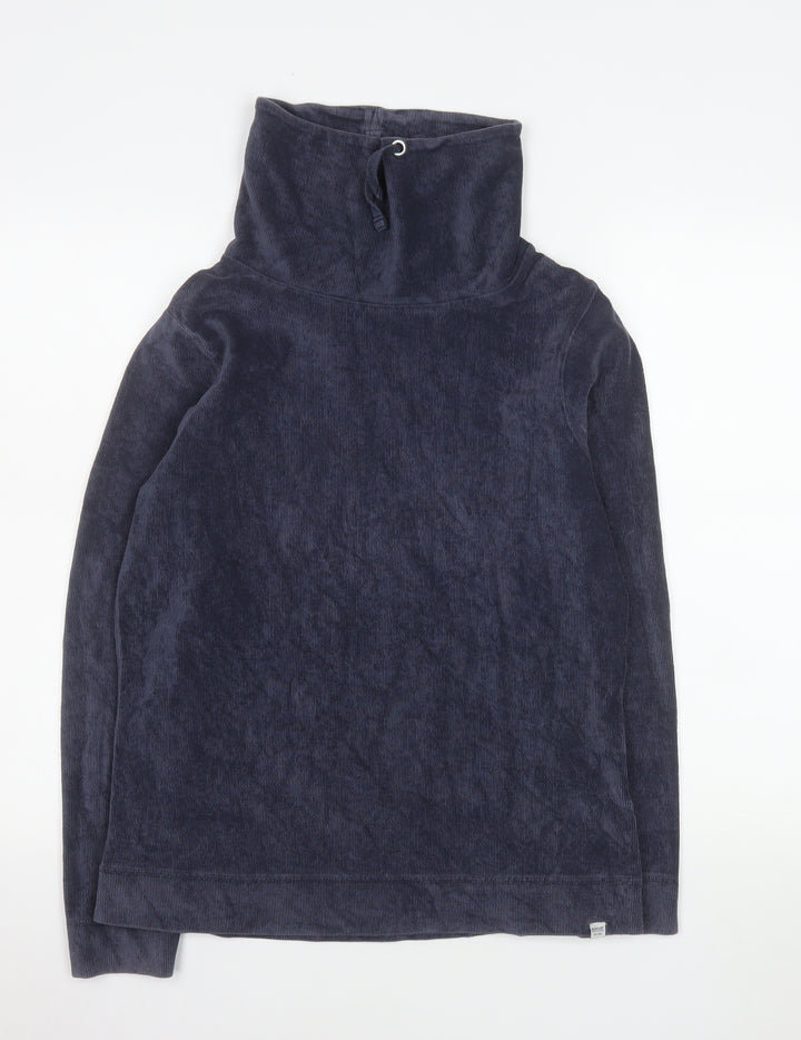 Regatta Women Navy Blue Fleece Pullover Hoodie UK 14