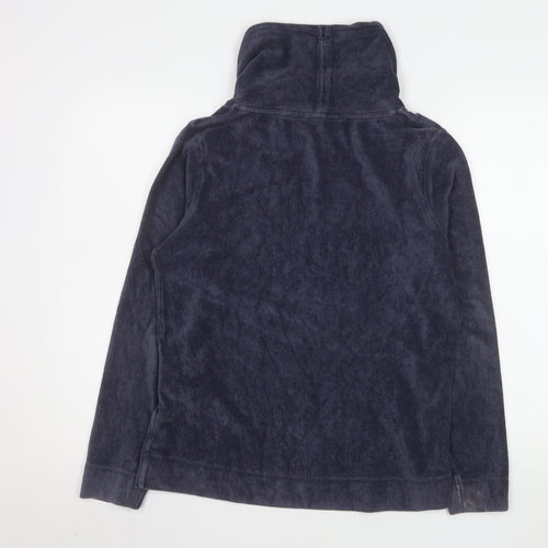 Regatta Women Navy Blue Fleece Pullover Hoodie UK 14