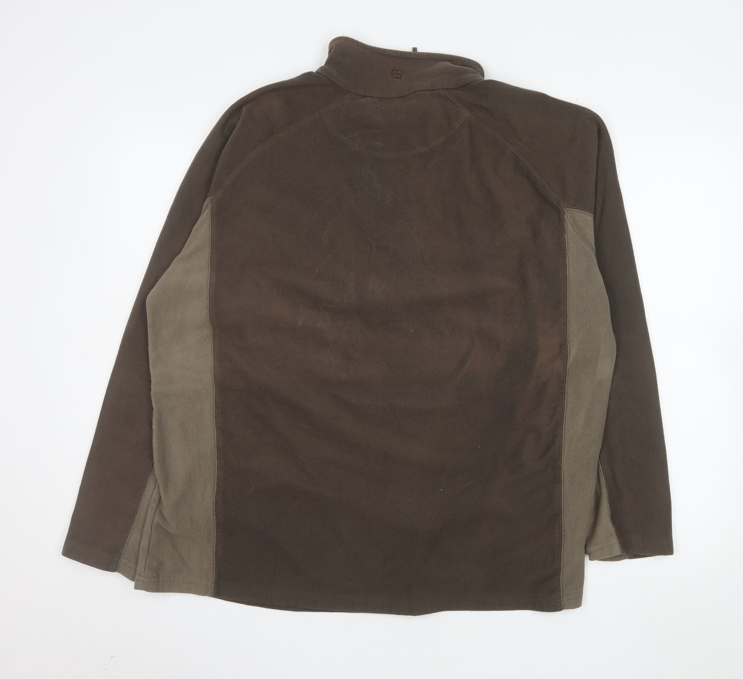Mountain Warehouse Men's Brown Fleece Pullover Sweatshirt XL