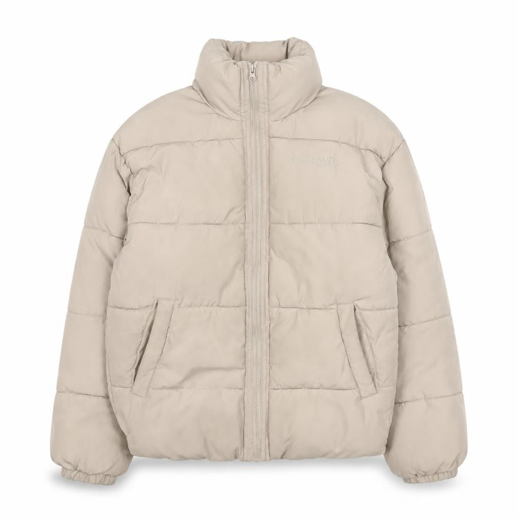 Reclaimed Vintage Women’s Beige XS Puffer Jacket Polyester Winter Style