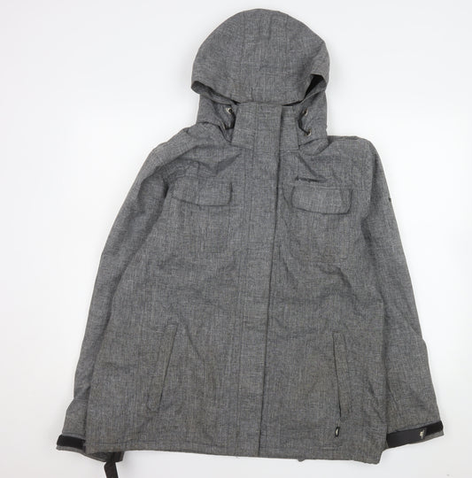 Trespass Men's Grey Waterproof Hooded Outdoor Jacket XL